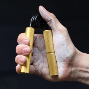200lbs PACK OF 2 Gold Heavy Hand Grip Sponge Hand Expander Professional Fitness Muscle Trainer Finger Gripper Strength Heavy Grip